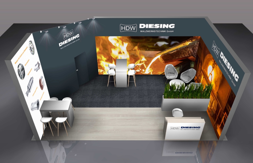 HDW Diesing Messestand, LOEWE Messebau NRW GmbH