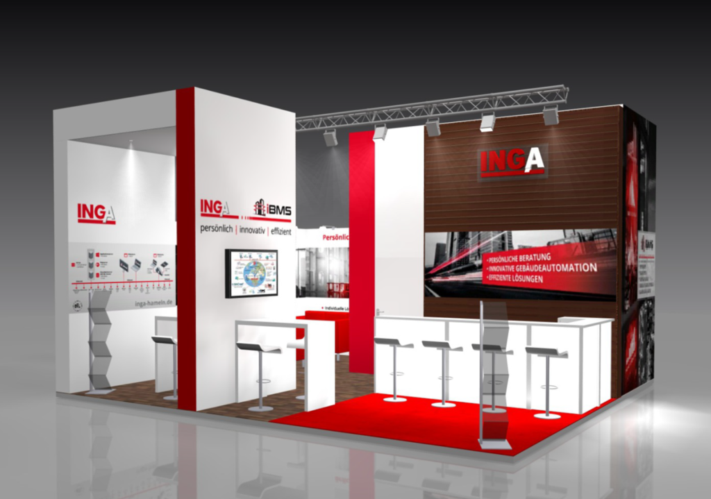 INGA Messestand, LOEWE Messebau NRW GmbH